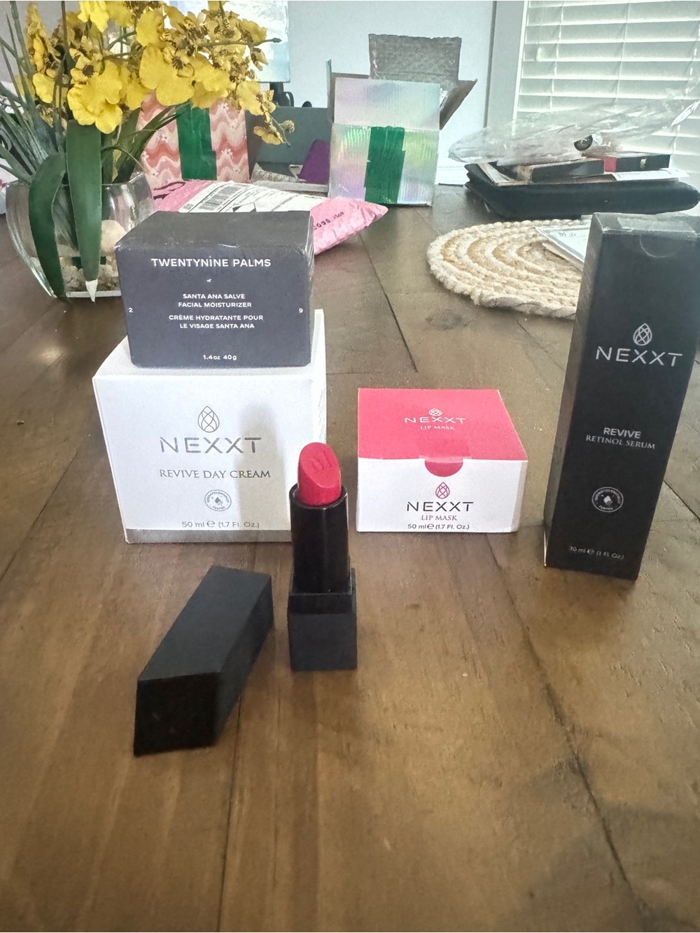 Morphe Red Lipstick with NEXXT Skincare Bundle. All new.